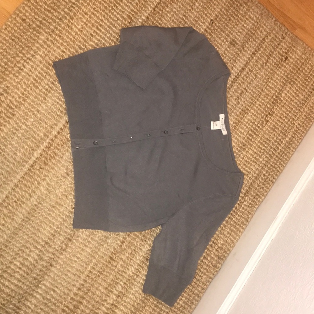Chic button up sweater